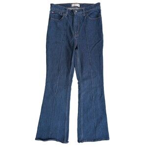 Abercrombie & Fitch The 70's Vintage Flare Ultra High Rise Jeans Blue Size 29/8